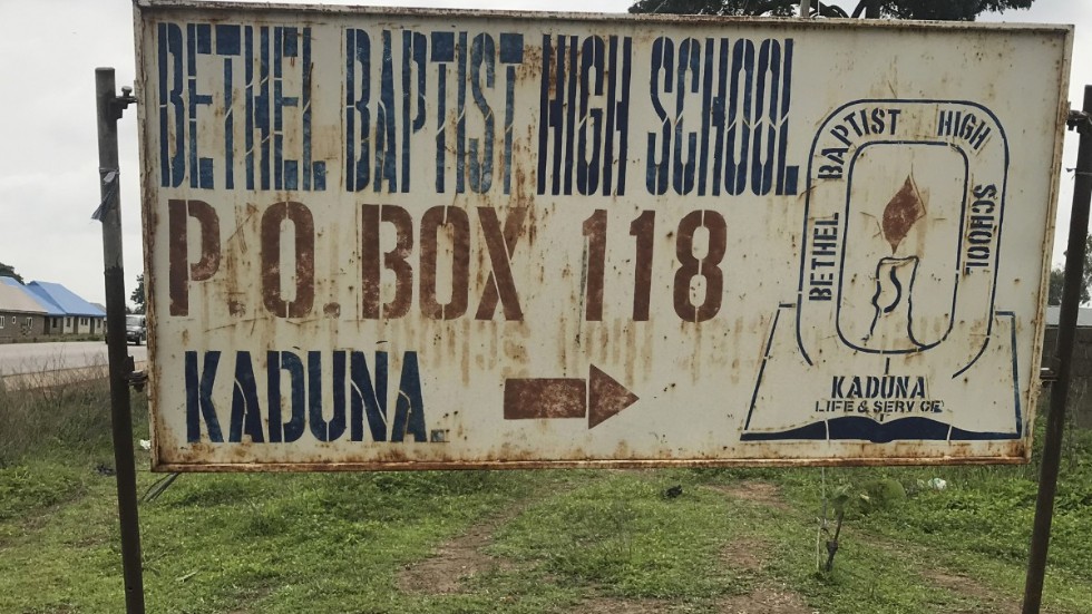 Skolan i Kaduna i Nigeria.