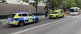 Olycka med elsparkcykel i centrala Norrköping