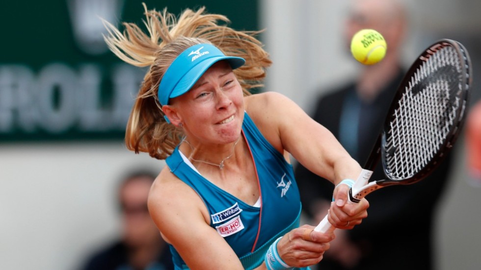 Johanna Larsson under Franska mästerskapen 2019. Arkivbild.