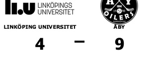 Linköping Universitet förlorade mot Åby - släppte in fem mål i tredje perioden