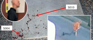 Misstänks ha knivhuggit barndomsvän – fångades på matbutiks övervakningskamera