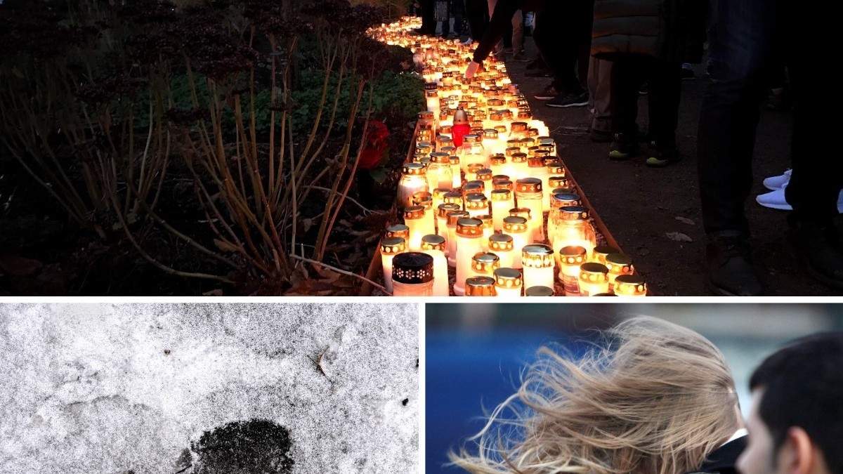 Solig Alla helgons dag att vänta sedan kan snön falla