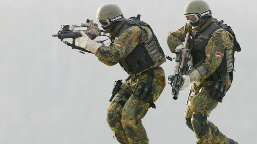 KSK-soldater övar i tyska Calw. Bilden är från 2004 och har ingen koppling till texten. Arkivbild.