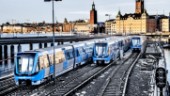 Inget stopp i tunnelbanan i Stockholm