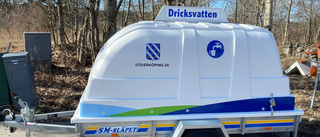 Nya vagnar med 400 liter dricksvatten i engångspåsar