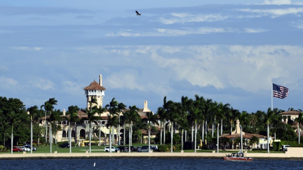 Ex-presidenten Donald Trumps anläggning Mar-a-Lago i Florida. Arkivbild.