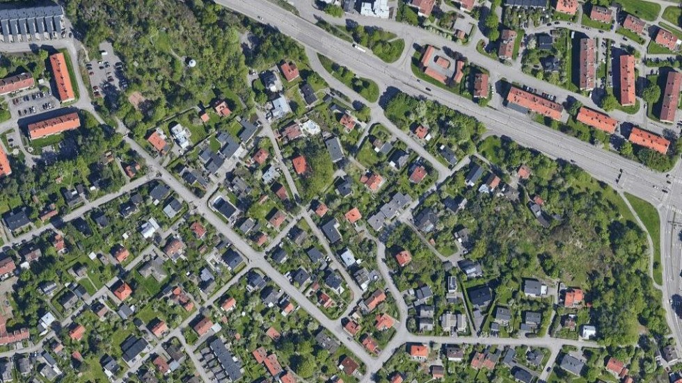 Området kring Liljegatan 22A