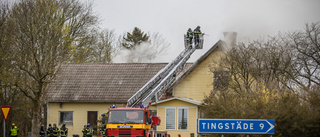 TV+TEXT: Villabrand i Martebo – mycket rök i byggnaden