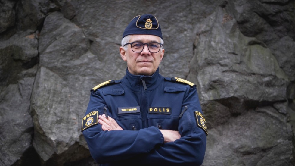 
Rikspolischef Anders Thornberg, fotograferad vid Polishuset på Kungsholmen. 
