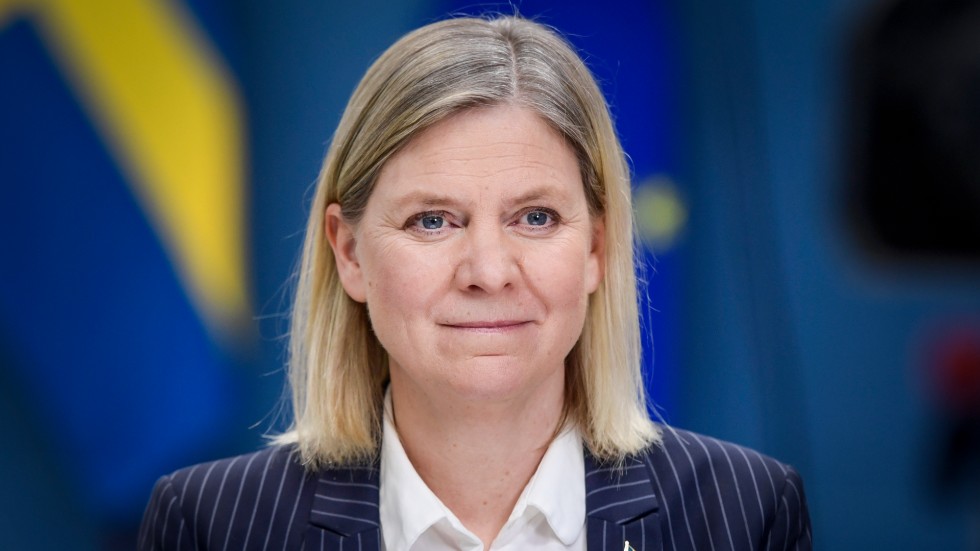 Finansminister Magdalena Andersson (S) laddar för möte med Janet Yellen. Arkivbild.