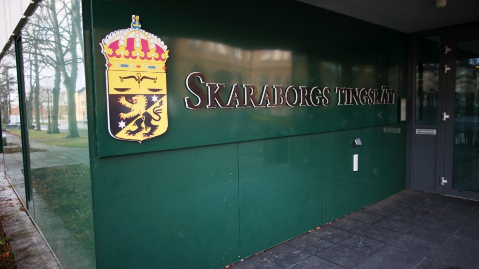En lastbilsförare döms av Skaraborgs tingsrätt till villkorlig dom och 160 timmars samhällstjänst för falskt larm. Arkivbild.