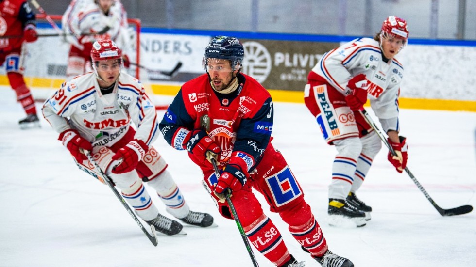 Kan Michael Kapla och VIK tvinga fram en sjunde och avgörande semifinal mot Timrå? Följ matchen här.