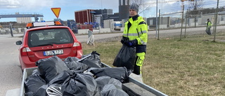 Nu städas Strängnäs: "Mer skräp och sopor än vanligt"