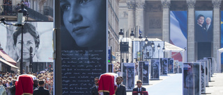 Hakkors skändar monument över fransk politiker