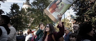 Protester mot Iran hölls världen runt