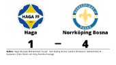 Norrköping Bosna vann mot Haga på bortaplan