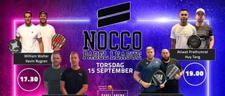 Premiäromgång av Nocco Padel League – här kan du se matcherna i efterhand