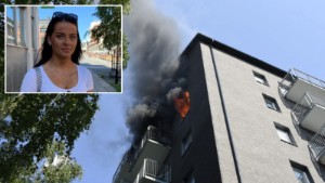Ett 30-tal hushåll drabbade av branden • Carolina, 21 år: "Det är psykiskt påfrestande"