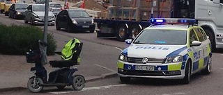 93-åring skadad när polisen ryckte ut