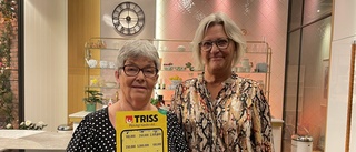 Maj-Britt, 78, från Eskilstuna skrapade hem en kvarts miljon på Triss: "Ska bjuda min son på kinamat"