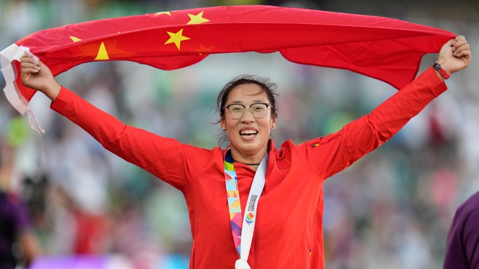 Feng Bin satte nytt personbästa och tog VM-guld.