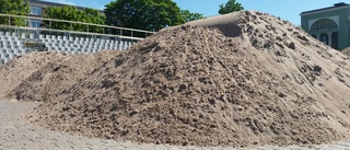180 ton sand intar Vaksala torg