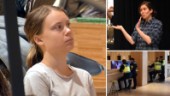 Greta Thunberg besökte Skellefteå på tisdagen