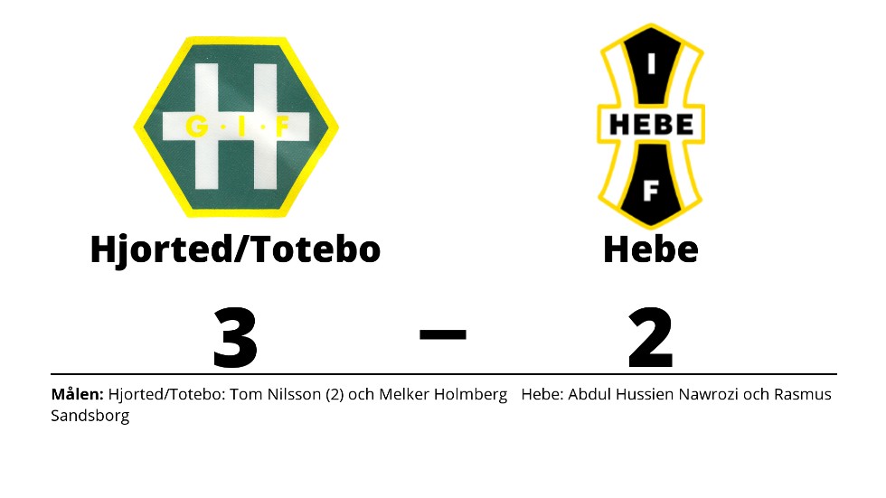Hjorted/Totebo vann mot IF Hebe