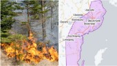 SMHI varnar: Stor risk för skogsbrand i Eskilstuna