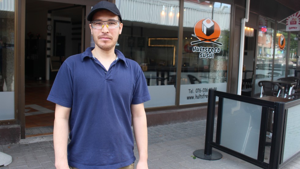 Hassan Ghourbani har snart drivit Hultsfred Sushi ett år.