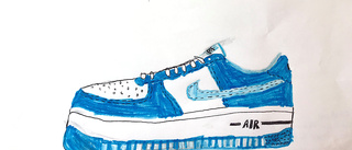 William Kuhmunens teckning av en Nike-sko