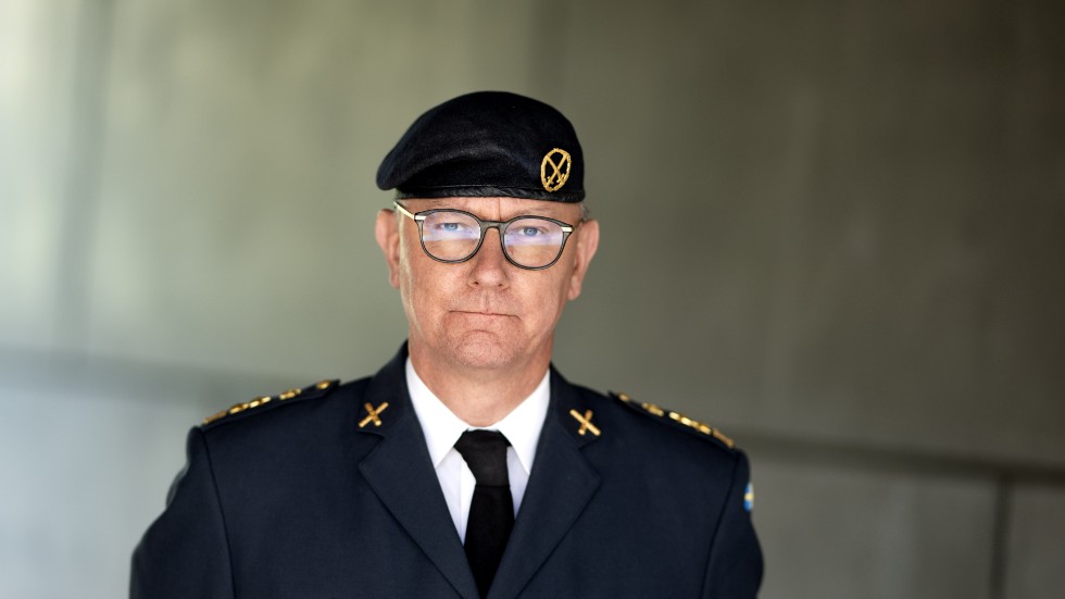 Överstelöjtnant Johan Huovinen. är lärare i militär strategi vid institutionen för krigsvetenskap och militärhistoria på Försvarshögskolan. Arkivbild.