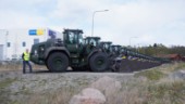 Volvos hjullastare rycker in för militärtjänstgöring