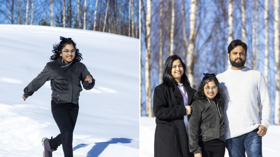 Familjen Chavhans känsla för snö – och det nya livet