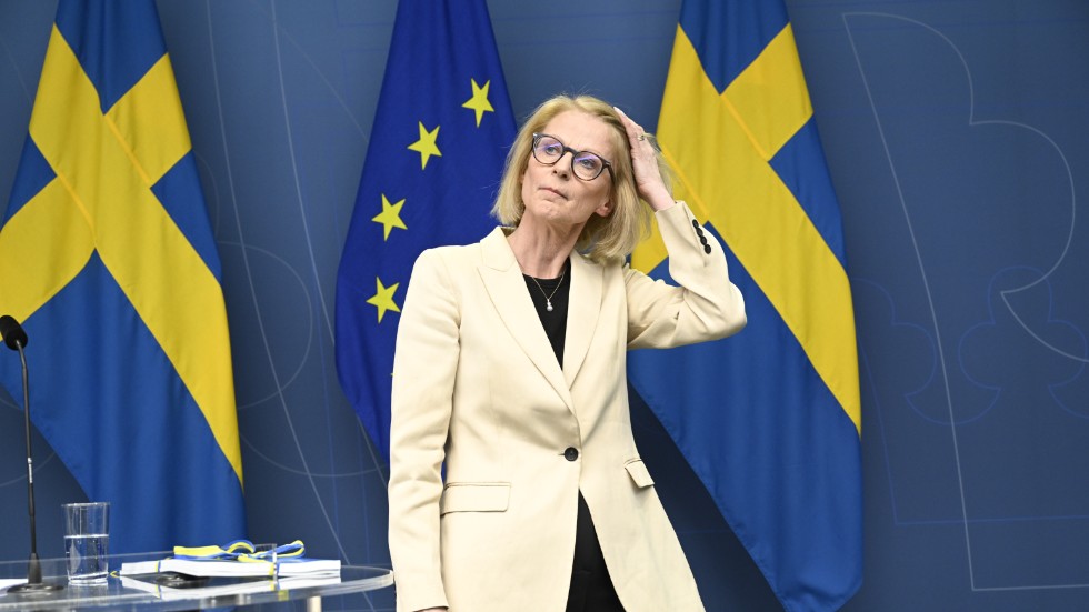 Finansminister Elisabeth Svantesson (M) har haft ett uppföljande samtal med Ica, Coop och Axfood. Arkivbild.