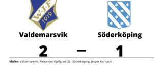 Alexander Kjellgren matchvinnare när Valdemarsvik vann mot Söderköping