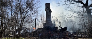 Hus brann ned till grunden – utreds som mordbrand