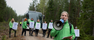 Greenpeace på plats i Jokkmokk – lär ut civil olydnad