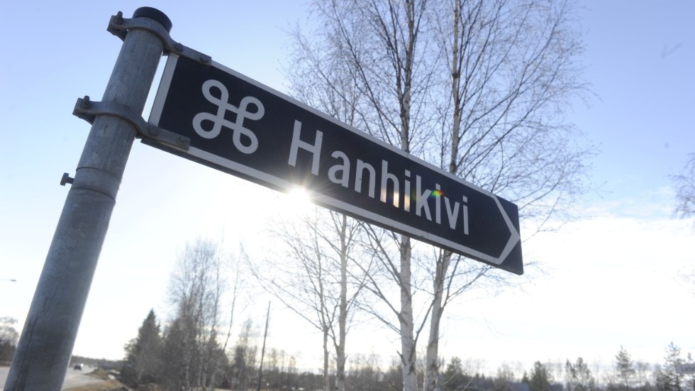 Udden Hanhikivi i Pyhäjoki, Finland.
