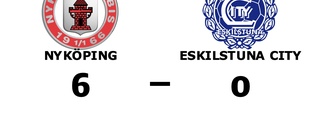 Bottennapp för Eskilstuna City borta mot Nyköping