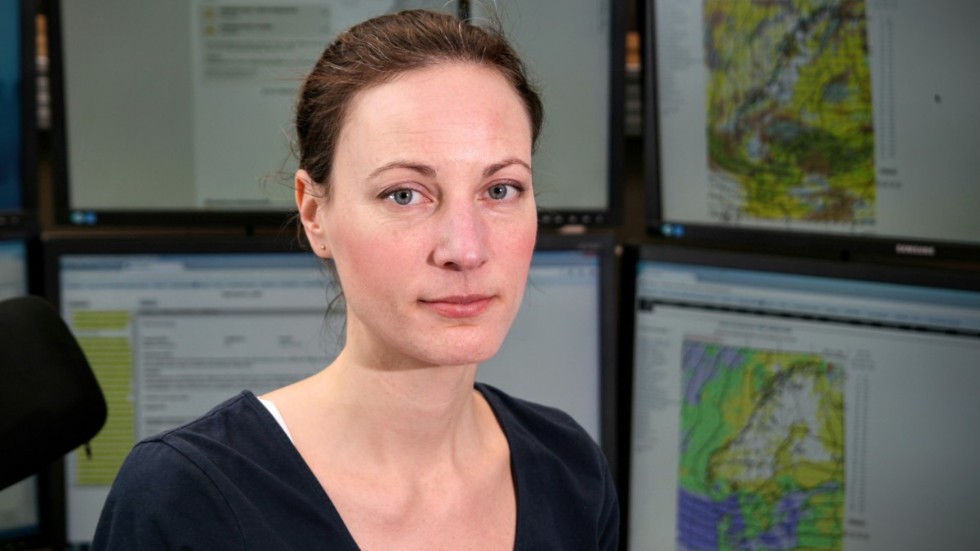 Sofia Söderberg, meteorolog på SMHI