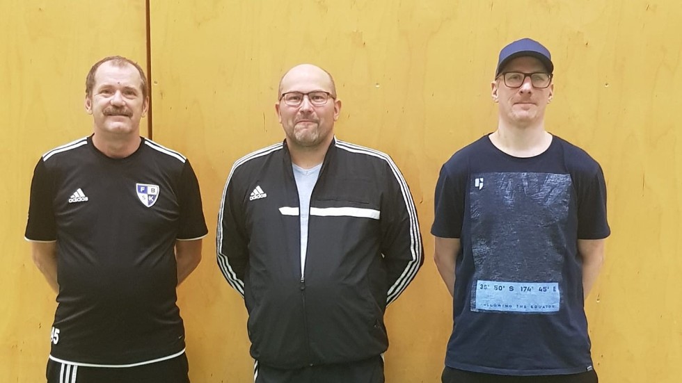 Frödinge dams nya ledartrio. Fr.v: Stig Berg, Daniel Wessman och Mikael Johansson.