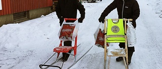 TV: Se tomten skaka loss på skyltsöndagen i Boliden