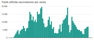 Snart har 60 procent fått fjärde dosen i Västervik