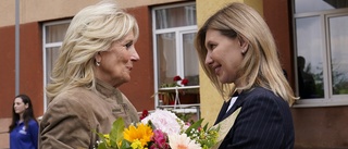 Jill Biden på överraskningsbesök i Ukraina