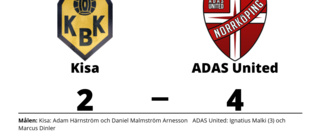 ADAS United ny serieledare efter seger