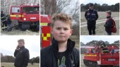  Lucas, 9, larmade om gräsbrand • ”Jag ringde 112 direkt” • Får beröm av räddningstjänsten