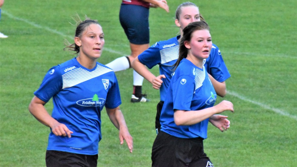 Amanda Sundberg gjorde tre mål för Frödinge.