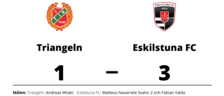 Eskilstuna FC vann - och toppar tabellen