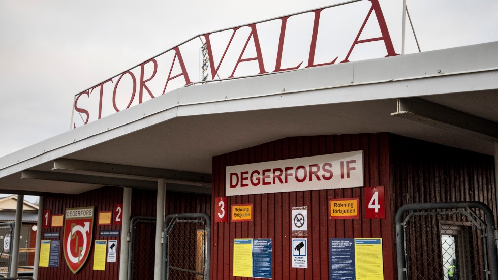 För första gången på fem månader kommer Degerfors att få spela allsvensk fotboll på klassiska hemmaarenan Stora Valla. Arkivbild.